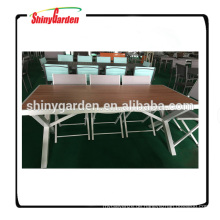 Garten Aluminium Teller Tisch und Stuhl Set